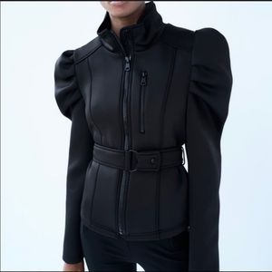 **MOVING SALE** Zara Neoprene Jacket NWT